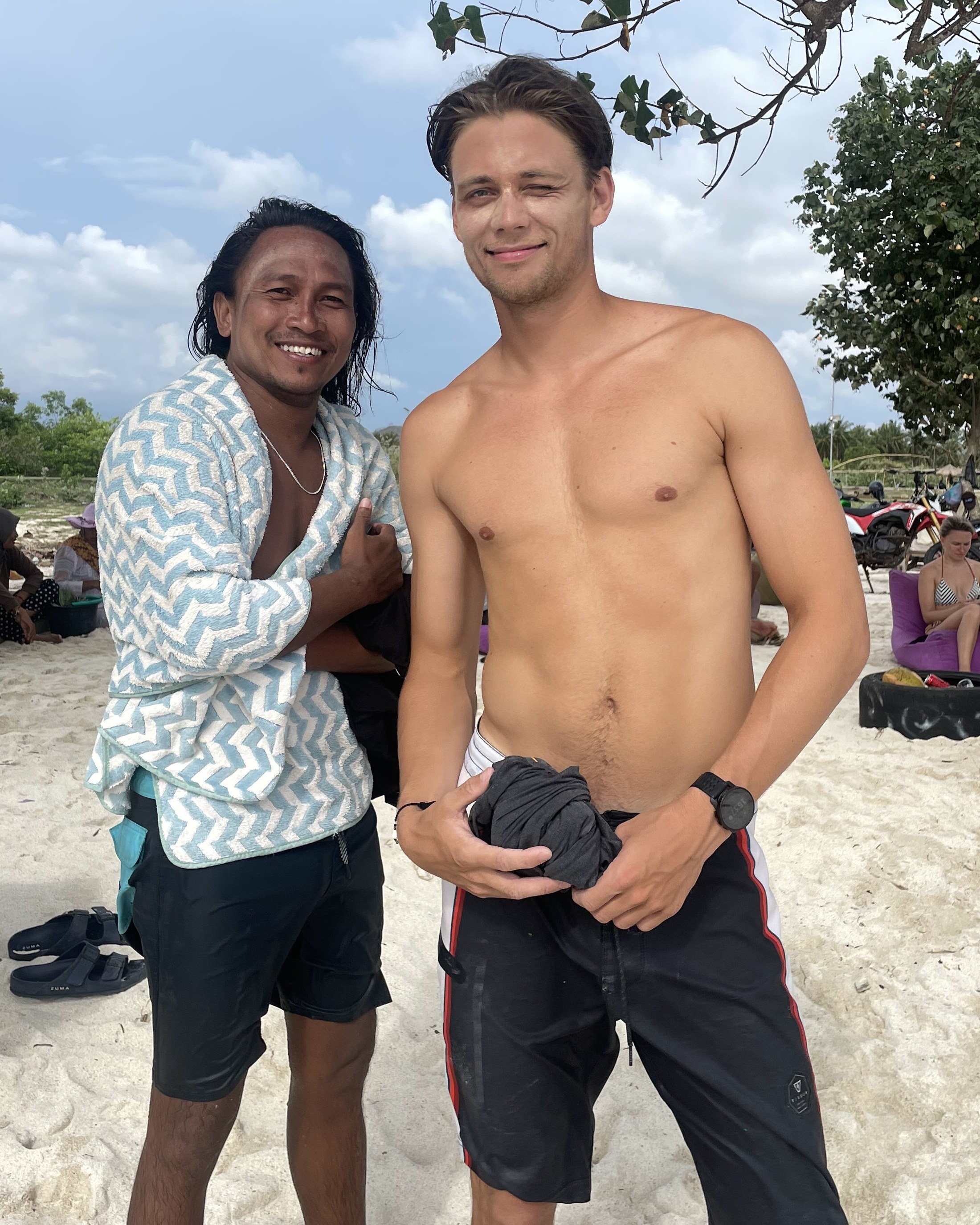 Deo, surf instructor in Kuta Lombok